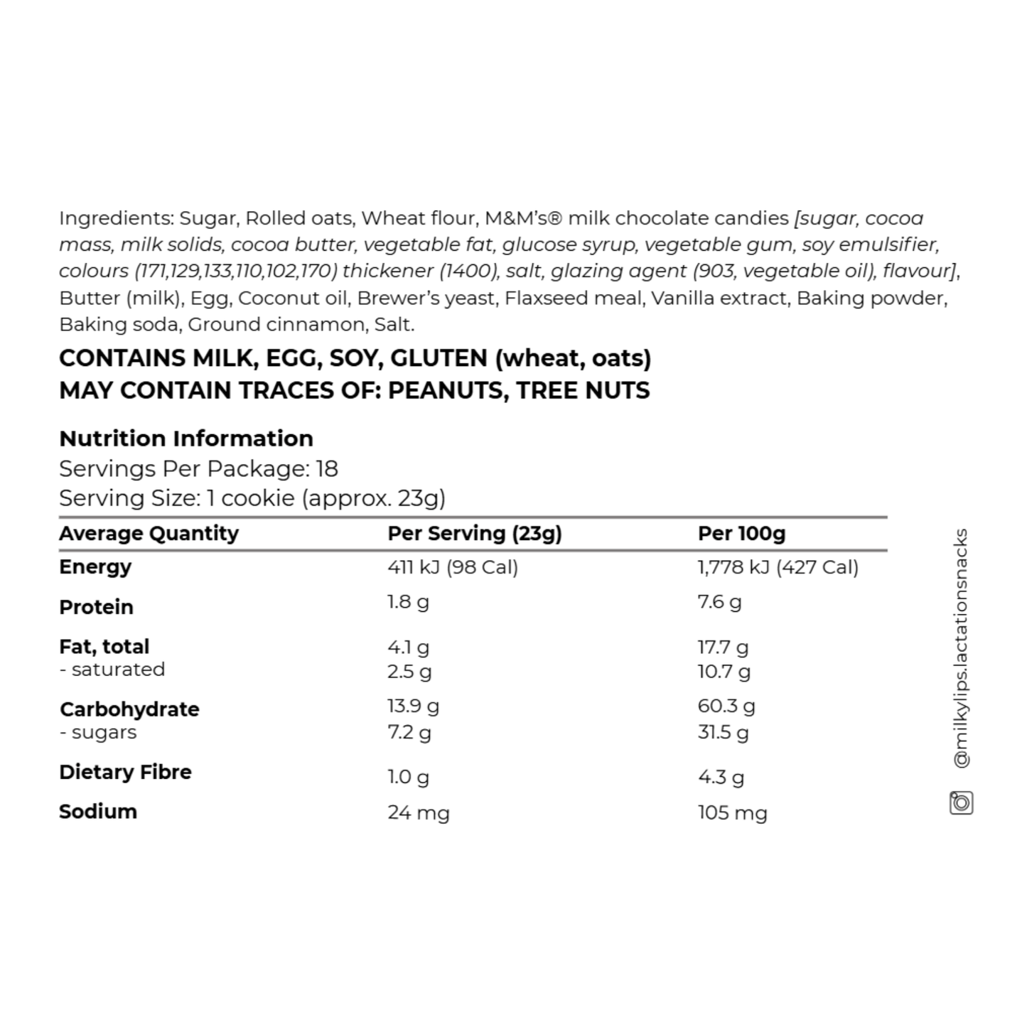 Mum&M Mayhem - Lactation Cookie